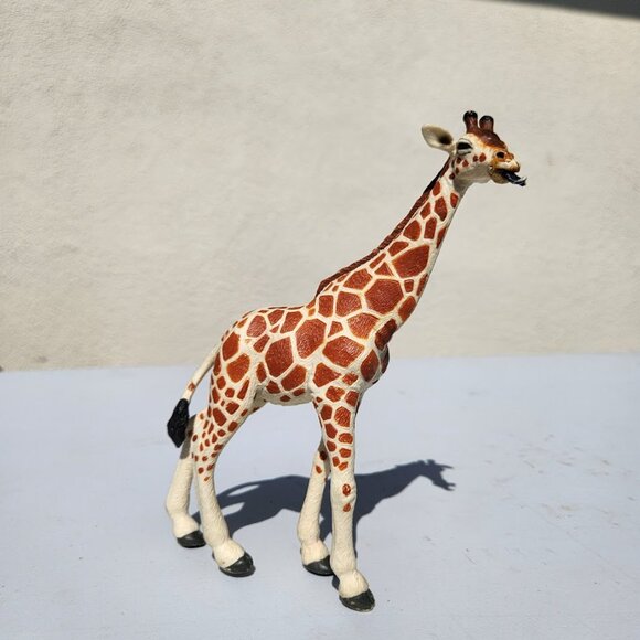 Giraffe Action Figure 8" Tall Hard Plastic Wildlife Toy San Diego Zoo Safari Thi - Picture 3 of 13